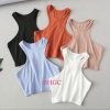 Arm Length Sleeveless Crop Top is stylish, versatile, and comfortable. Perfect for casual or semi-formal outfits. Limited stock – grab yours today!