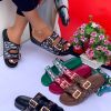 Women’s Dior Oblique Milano sandals with double buckles in assorted colors