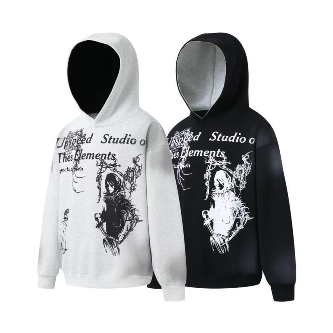 Unisex Striped Pullover Hoodie – Classic Streetwear Sweatshirt in Multiple Colors - Image 3