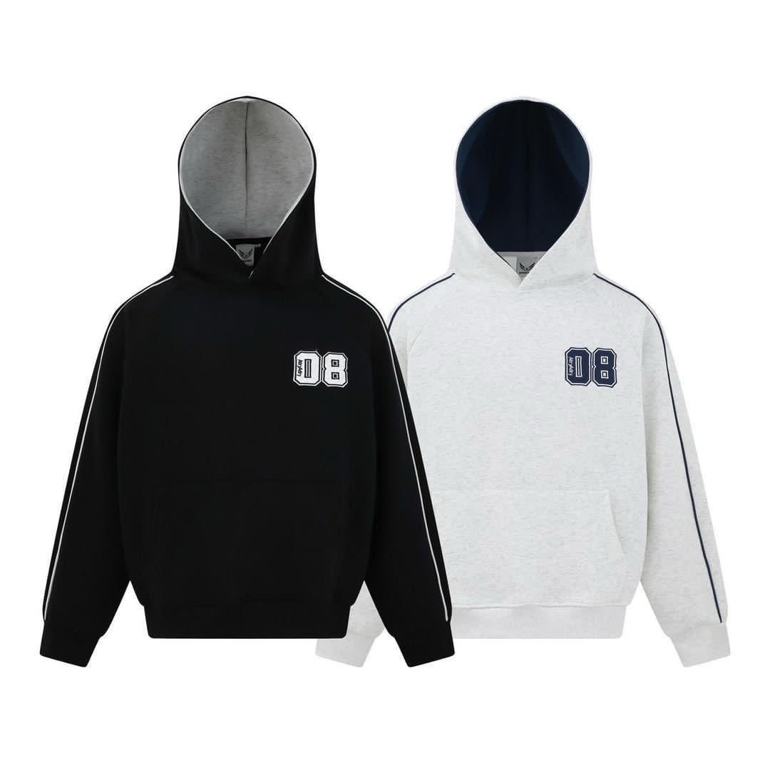 Unisex Striped Pullover Hoodie – Classic Streetwear Sweatshirt in Multiple Colors - Image 2