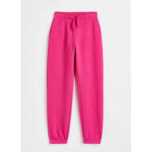 “Women’s joggers displayed on plain background”