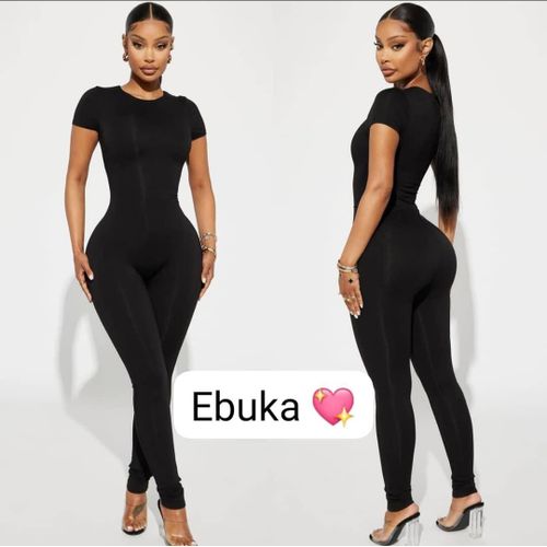 “Full-body women’s jumpsuit showing silhouette and fabric details
