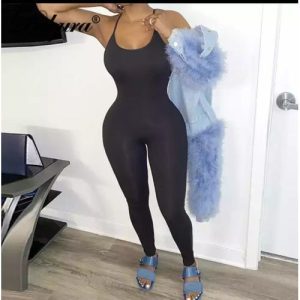 Women’s Sleeveless Jumpsuit – Elegant One-Piece Outfit for Casual & Chic Events