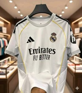 Adidas Real Madrid 2025/26 Home Jersey – Classic White Kit