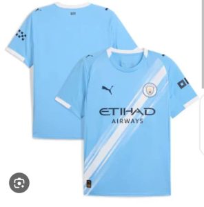 PUMA Manchester City 2025/26 Home Jersey – Light Blue & White Kit