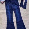 Free People Penny Pull-On Flare Jeans – Retro Stretch Denim