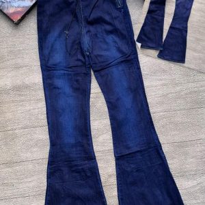 Free People Penny Pull-On Flare Jeans – Retro Stretch Denim