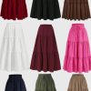 Cottage Style Maxi Skirt – Tiered Caribbean Boho Flow Skirt