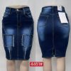 Knee Length Jean Skirt