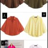 Freesize Batwing Sleeve Button Down Shirt