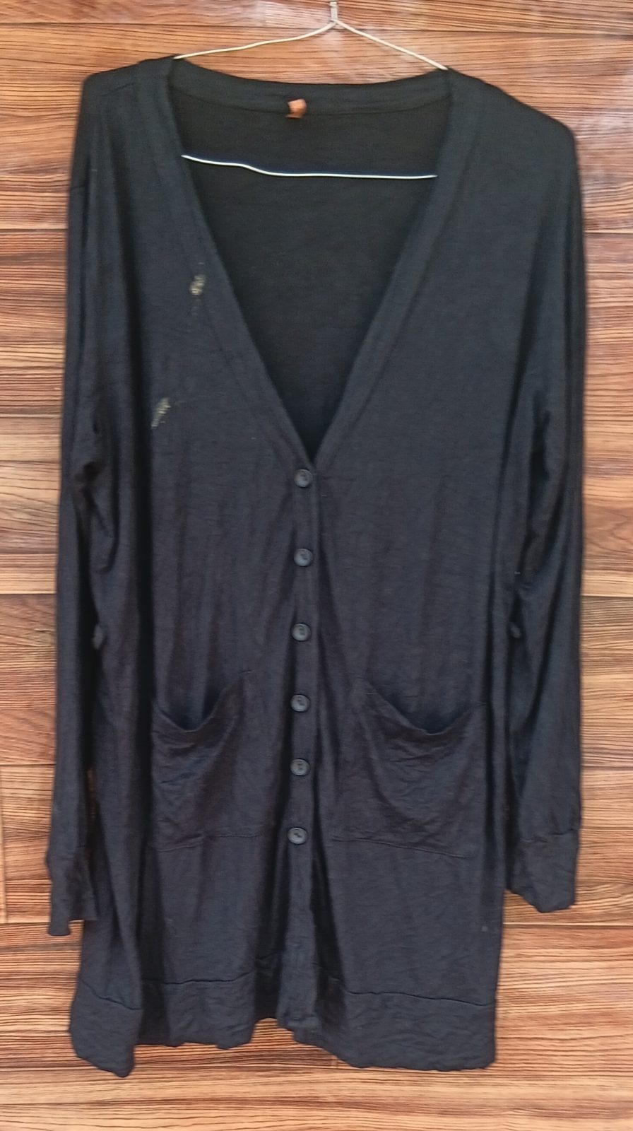 black long sleeve kimono jacket