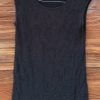 Black Armless Top for Women