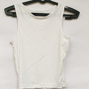 White Sleeveless Tank Top for Women