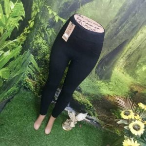 Women's Black High-Waist Stretch Leggings