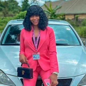 Women’s Pink Blazer and Trouser Set