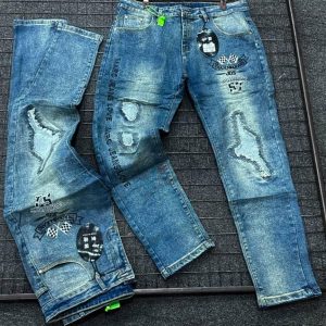 Men’s Ripped Graphic Jeans