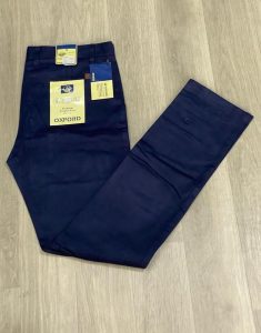 Wrinkle-Free Cotton Trousers for Men