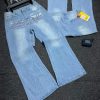 Light Blue Flare Jeans