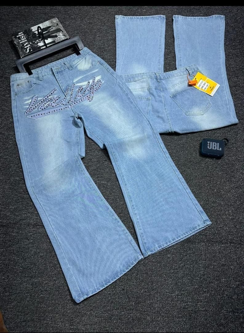 Light Blue Flare Jeans