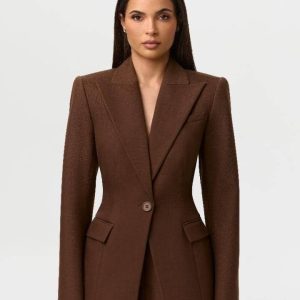 Women’s Tailored Brown Blazer