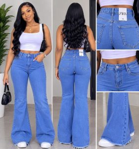Women’s Blue Flare Jeans