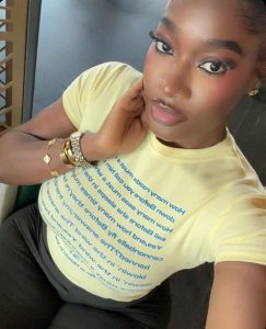Pale Yellow Slogan Print T-Shirt for Women