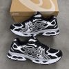 Asics Gel-Style Running Sneakers (Black/Silver)