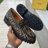 Fendi-Style Monogram Loafers