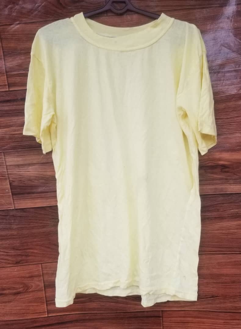 Pastel Yellow Oversized Tee