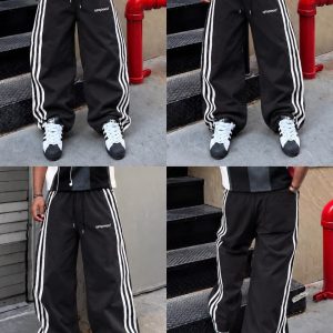 Patchwork Casual Street Baggy Shorts