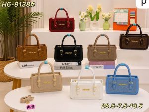 Women’s Mini Handbag with Buckle Straps and Detachable Sling